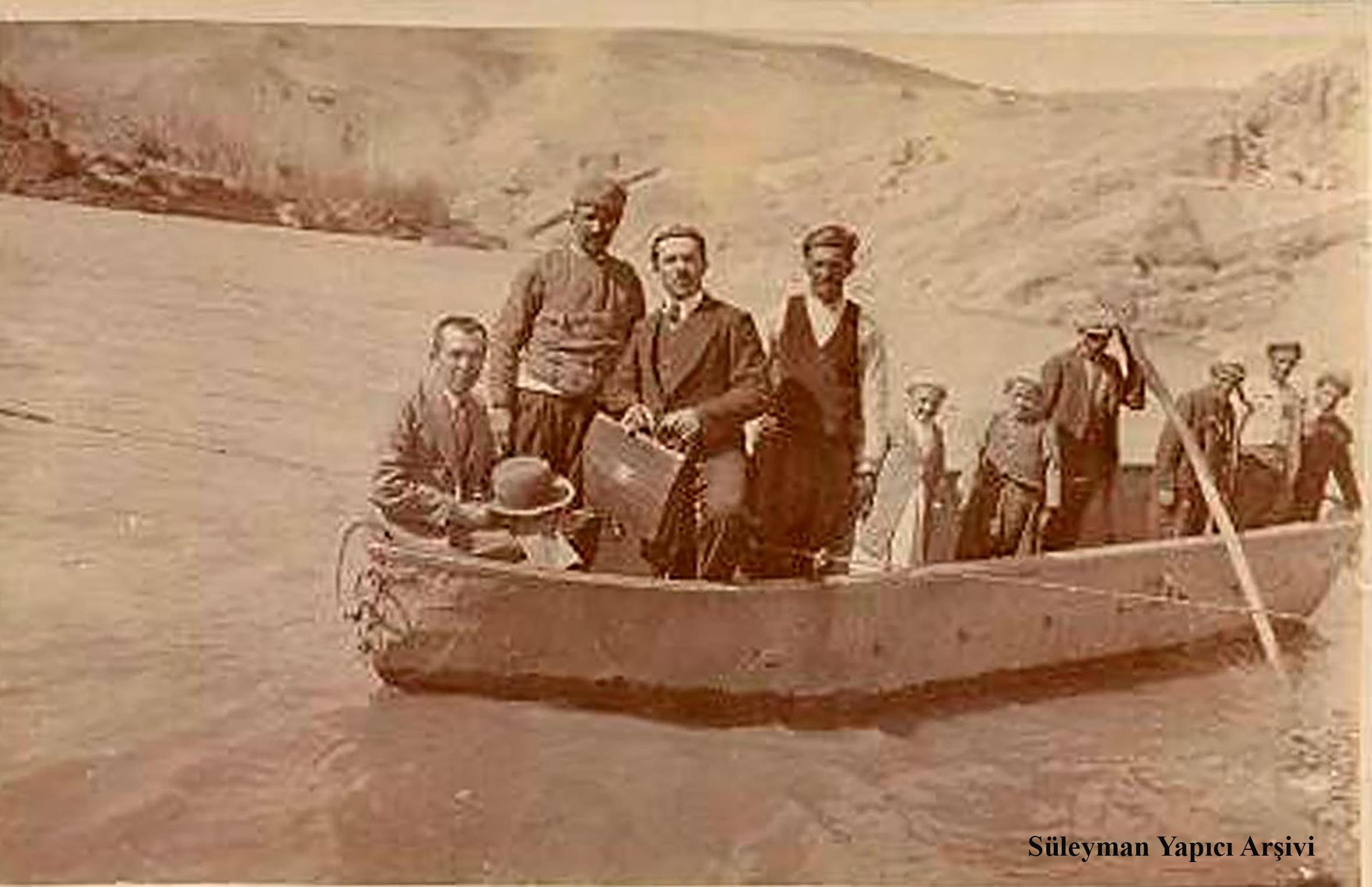 PALU -&nbsp; Murat Nehri ve Kay?k - 1934 
S&uuml;leyman Yap?c? Ar?ivi